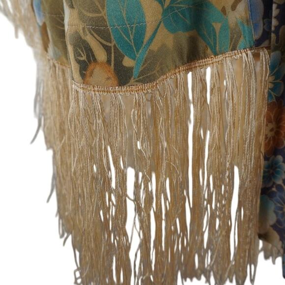 Spell And the Gypsy Floral Dress Fringe Botton - Picture 5 of 7